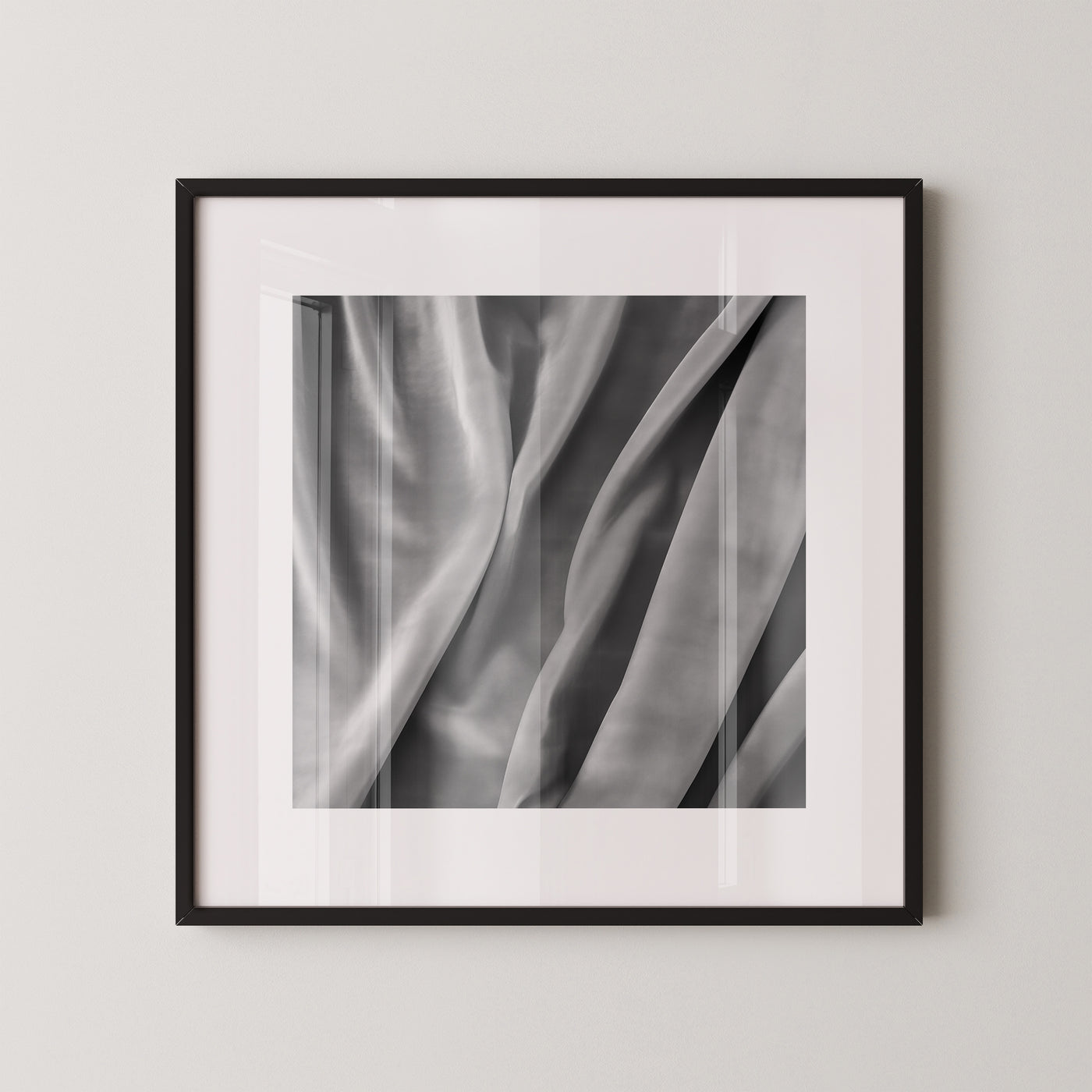 Seidenstoffe Falten Monochrom