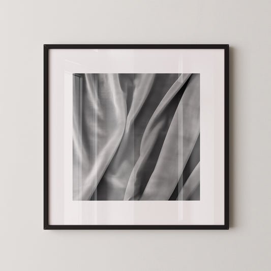 Seidenstoffe Falten Monochrom