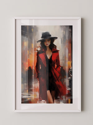 Die Dame in Rot