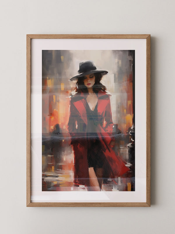 Die Dame in Rot