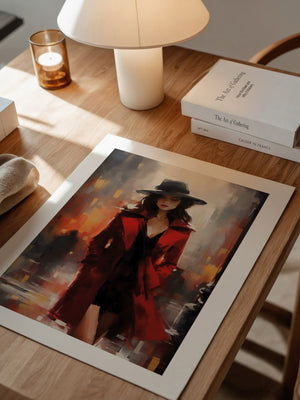 Die Dame in Rot