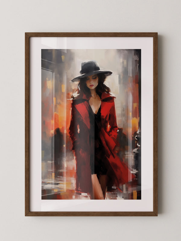 Die Dame in Rot