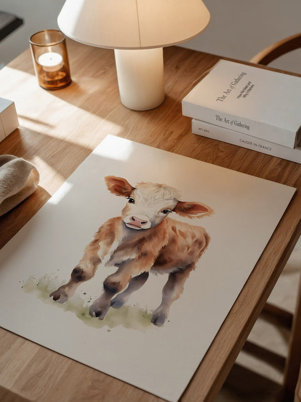 Kalb Aquarell sanfte Farben