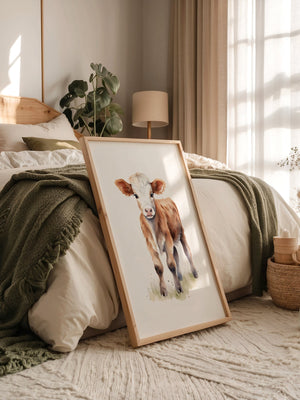 Kalb Aquarell sanfte Farben