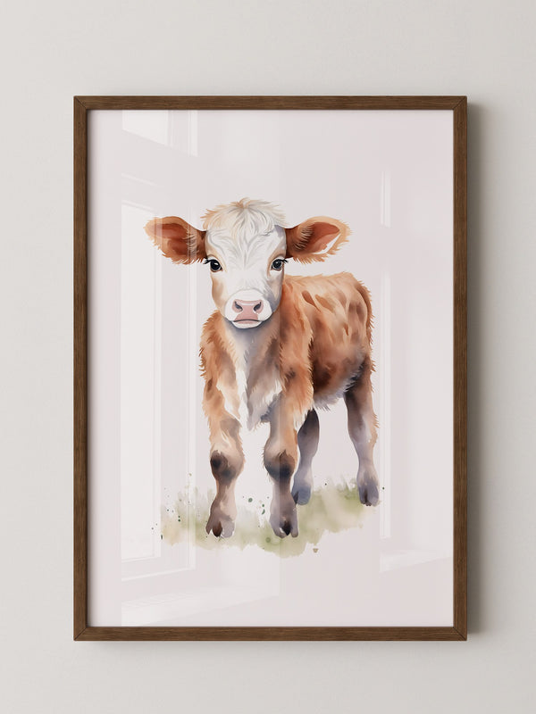 Kalb Aquarell sanfte Farben