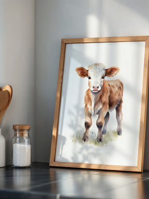 Kalb Aquarell sanfte Farben