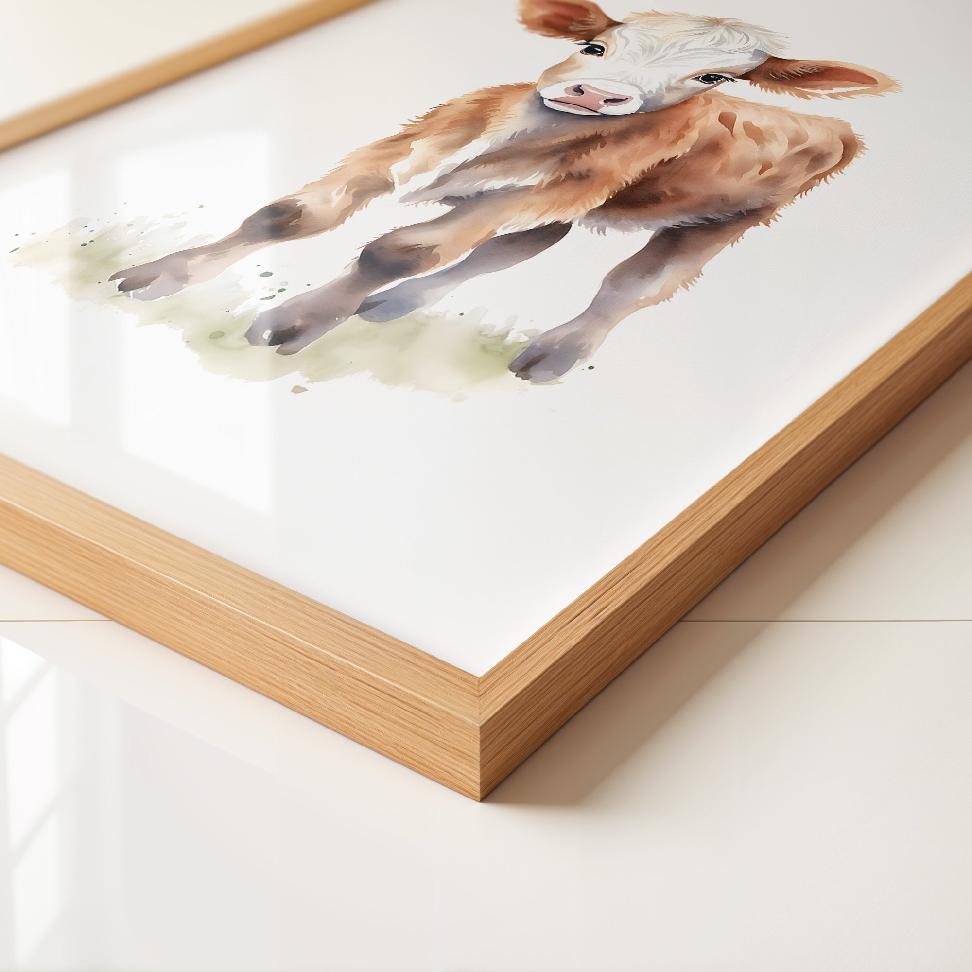 Kalb Aquarell sanfte Farben