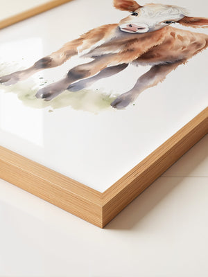 Kalb Aquarell sanfte Farben