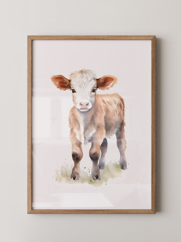 Kalb Aquarell sanfte Farben