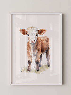 Kalb Aquarell sanfte Farben