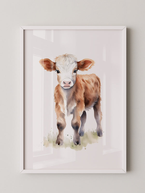 Kalb Aquarell sanfte Farben