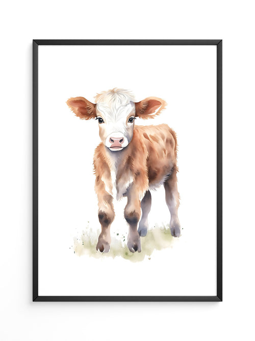 Kalb Aquarell sanfte Farben