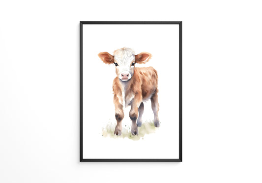 Kalb Aquarell sanfte Farben