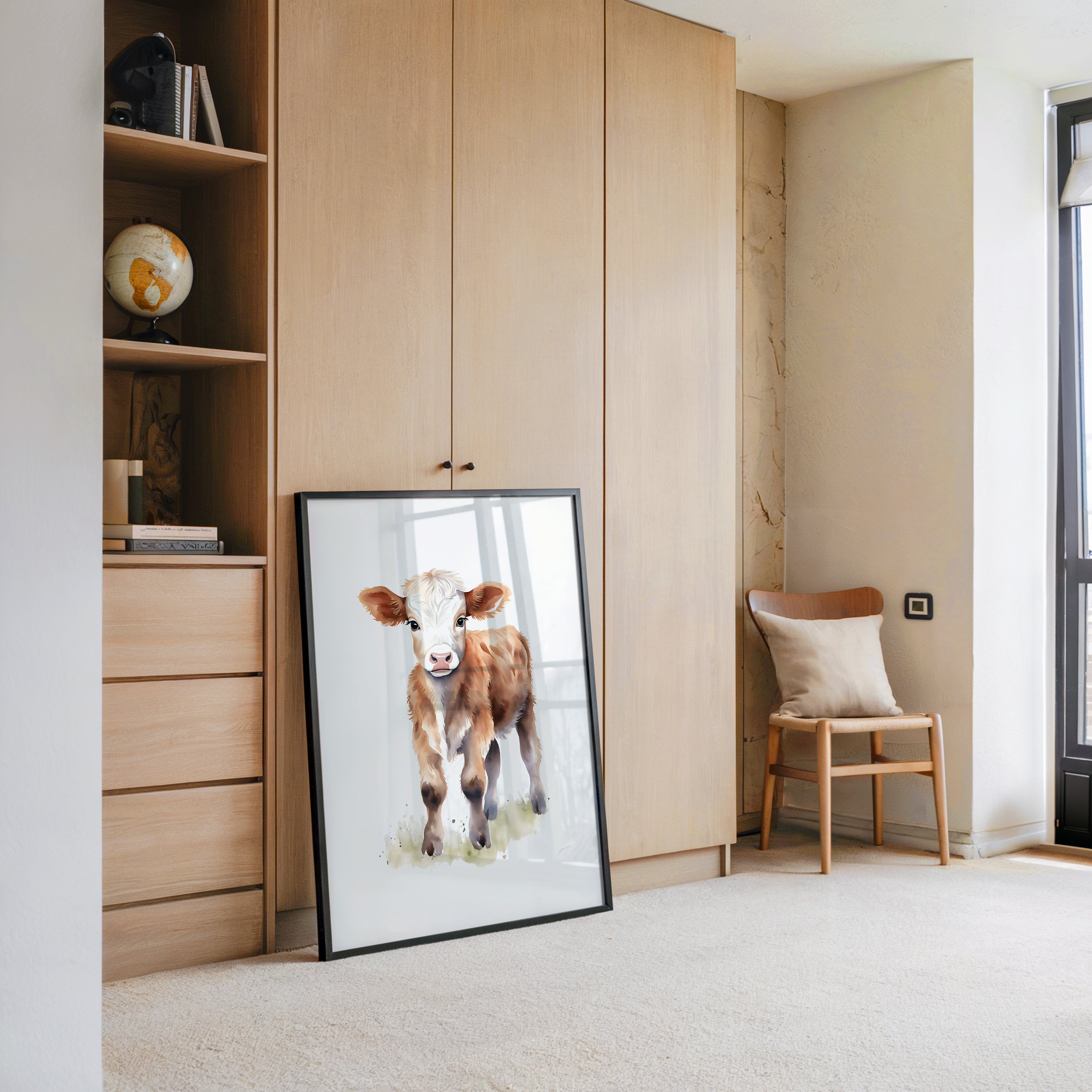 Kalb Aquarell sanfte Farben