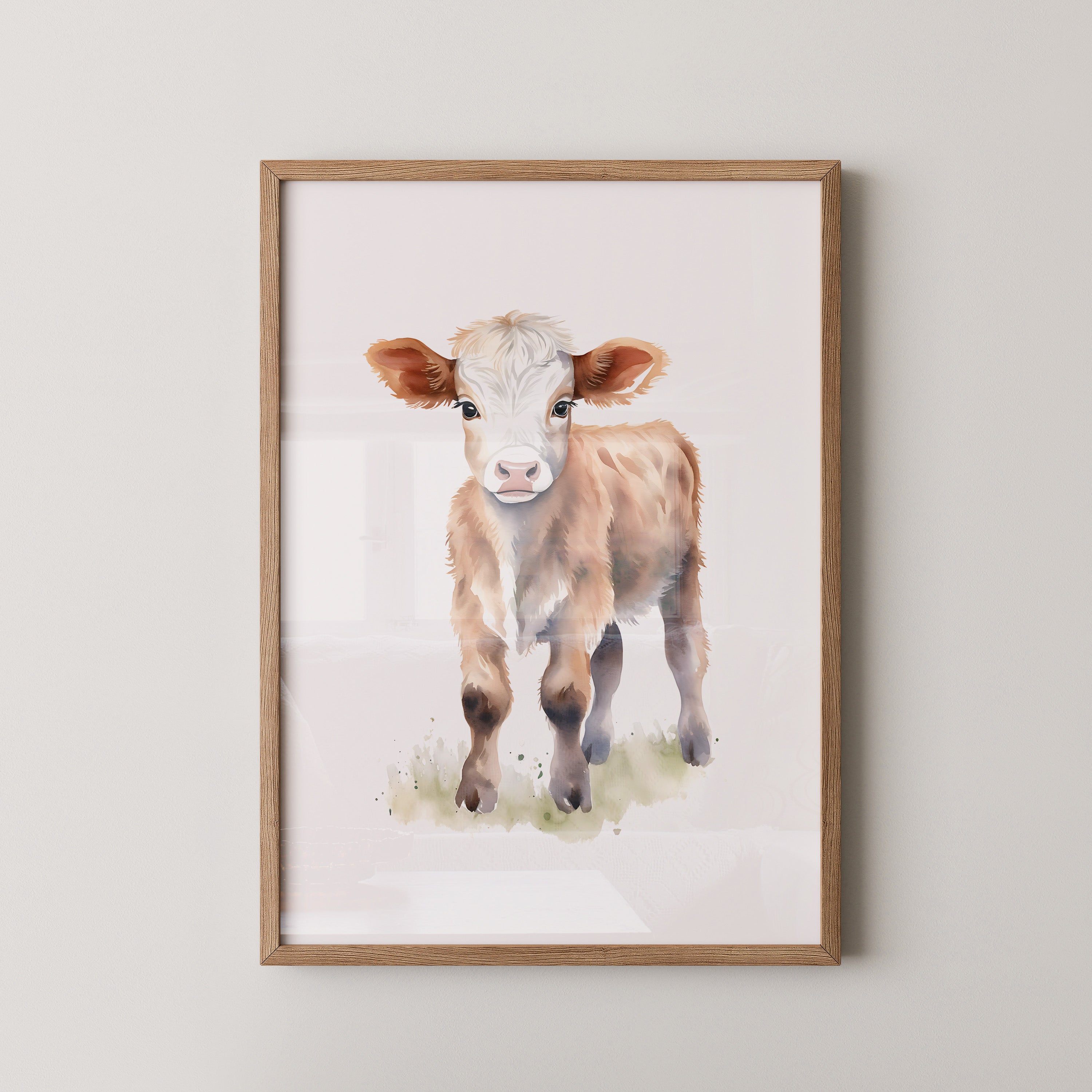 Kalb Aquarell sanfte Farben