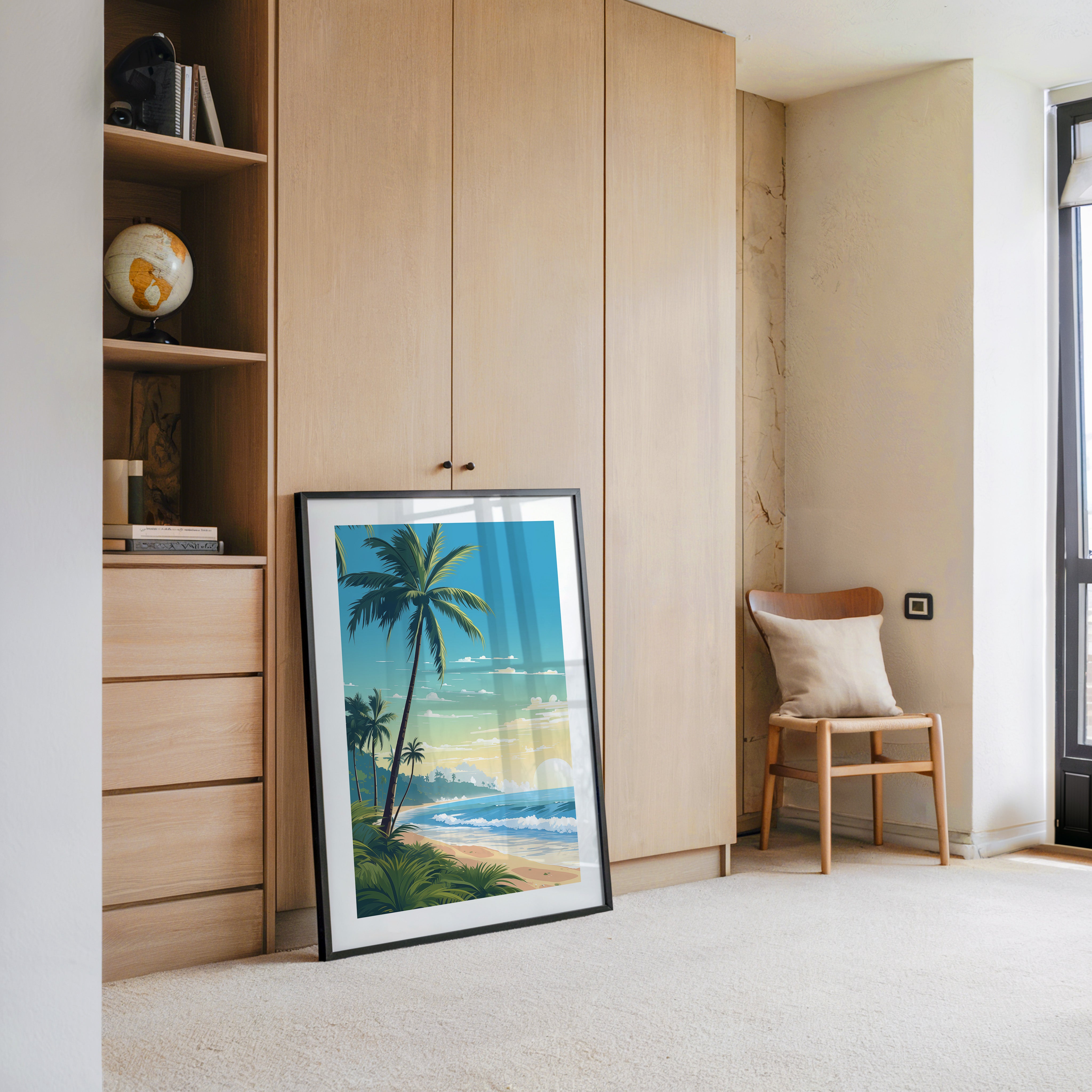 Strand Sonnenaufgang Pastellkunst