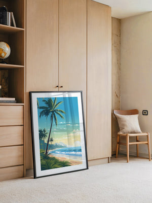 Strand Sonnenaufgang Pastellkunst