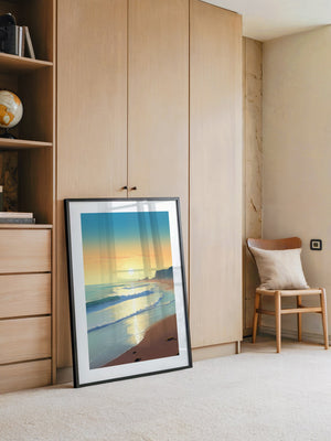 Strand Sonnenuntergang Pastellfarben