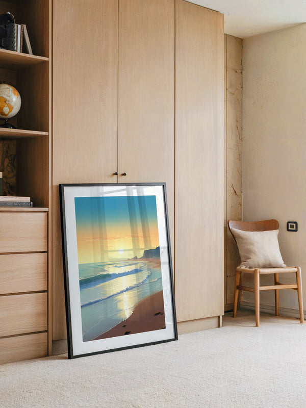 Strand Sonnenuntergang Pastellfarben