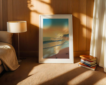 Strand Sonnenuntergang Pastellfarben