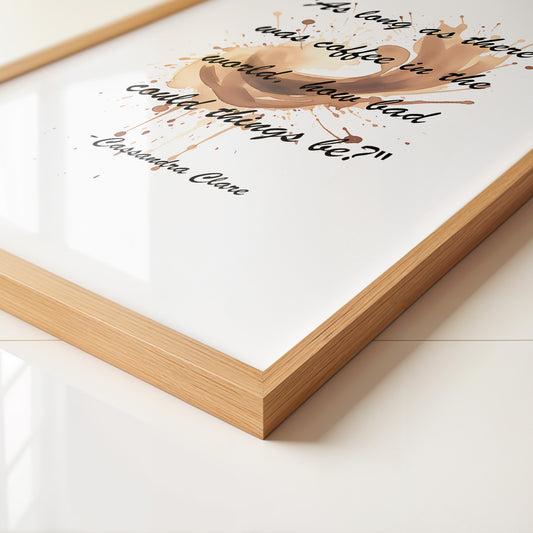 Kaffee Spritzer Zitat Kunst