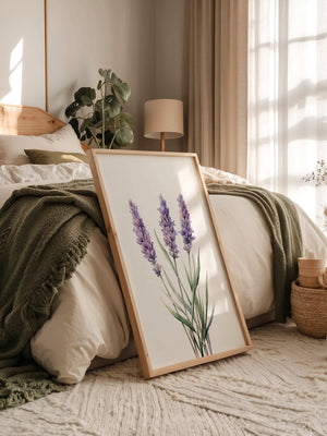 Lavendel Aquarell lila