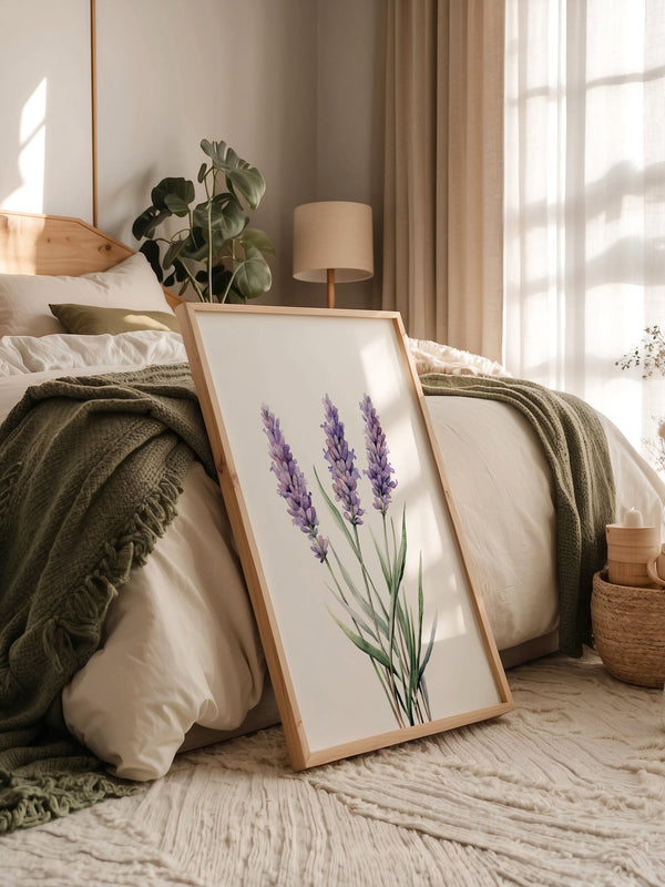 Lavendel Aquarell lila