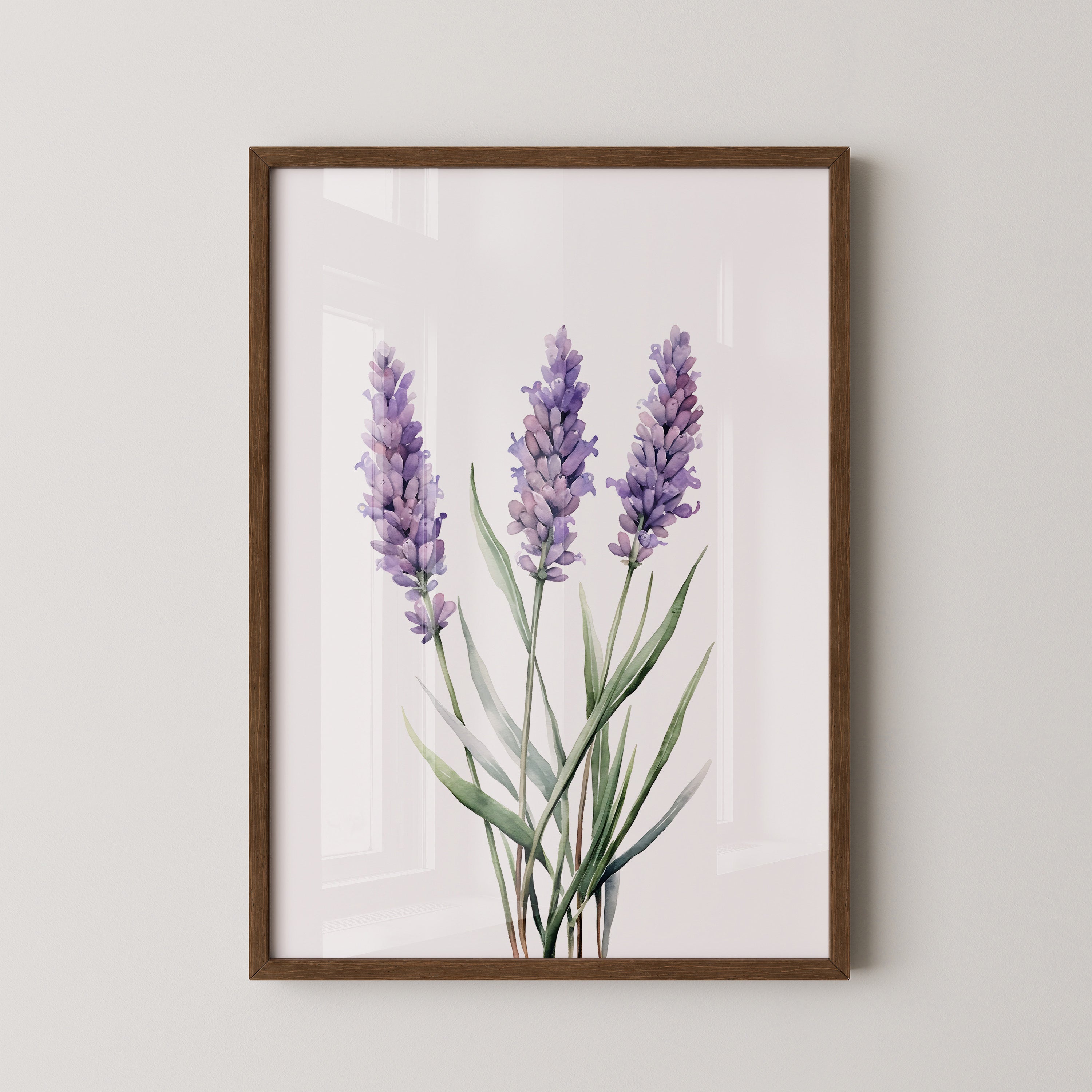 Lavendel Aquarell lila