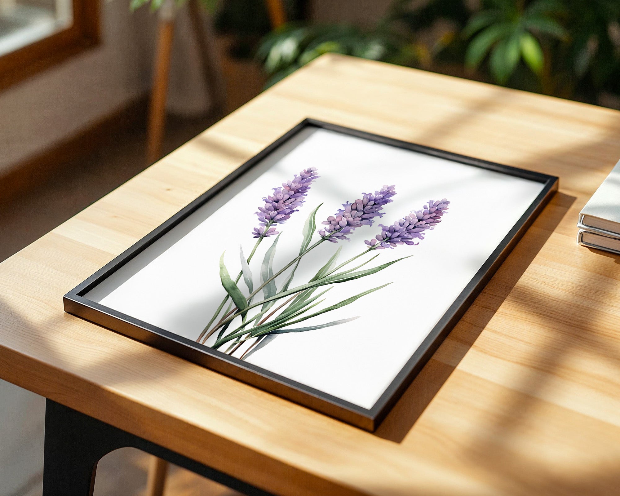 Lavendel Aquarell lila