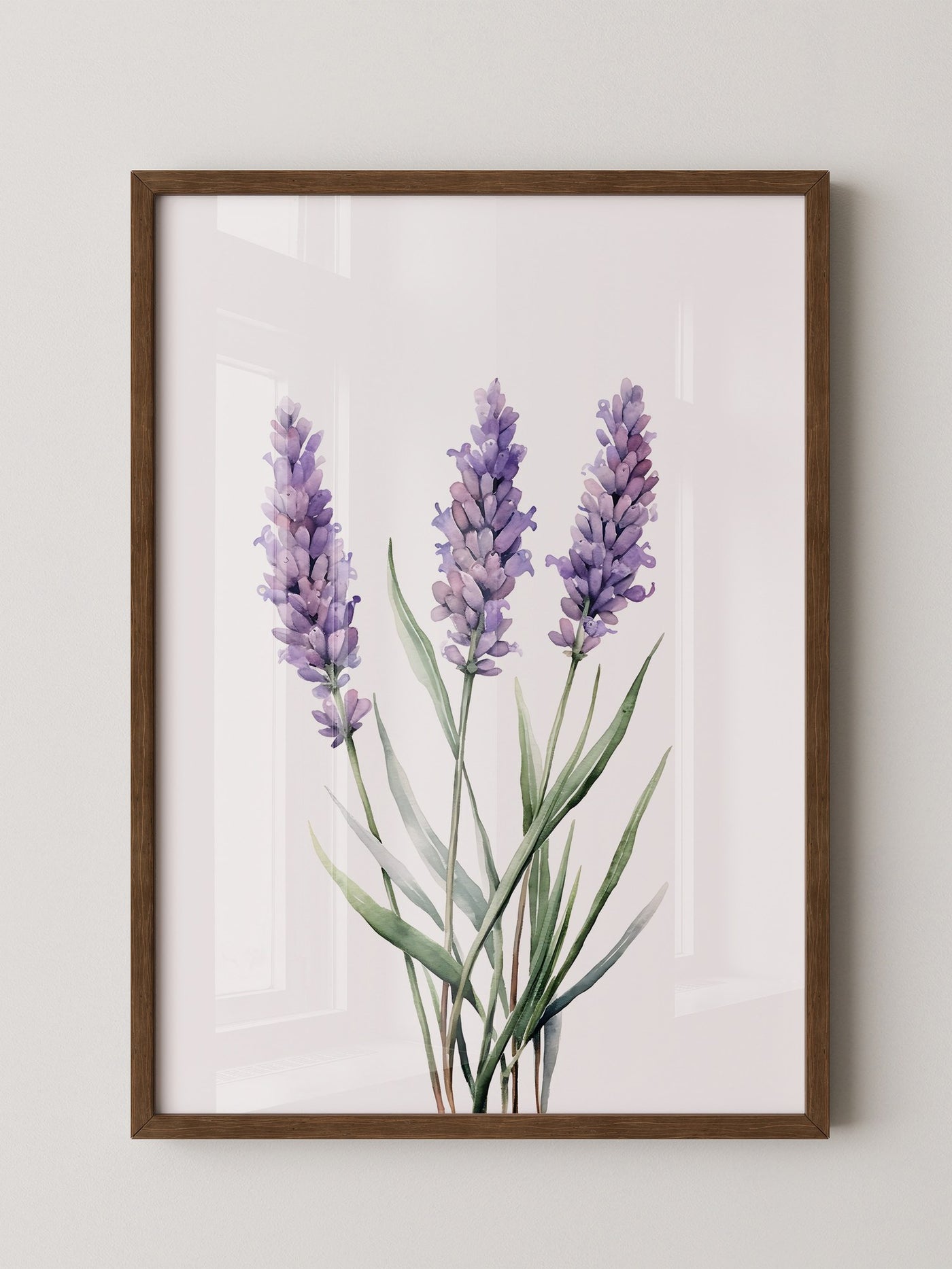 Lavendel Aquarell lila