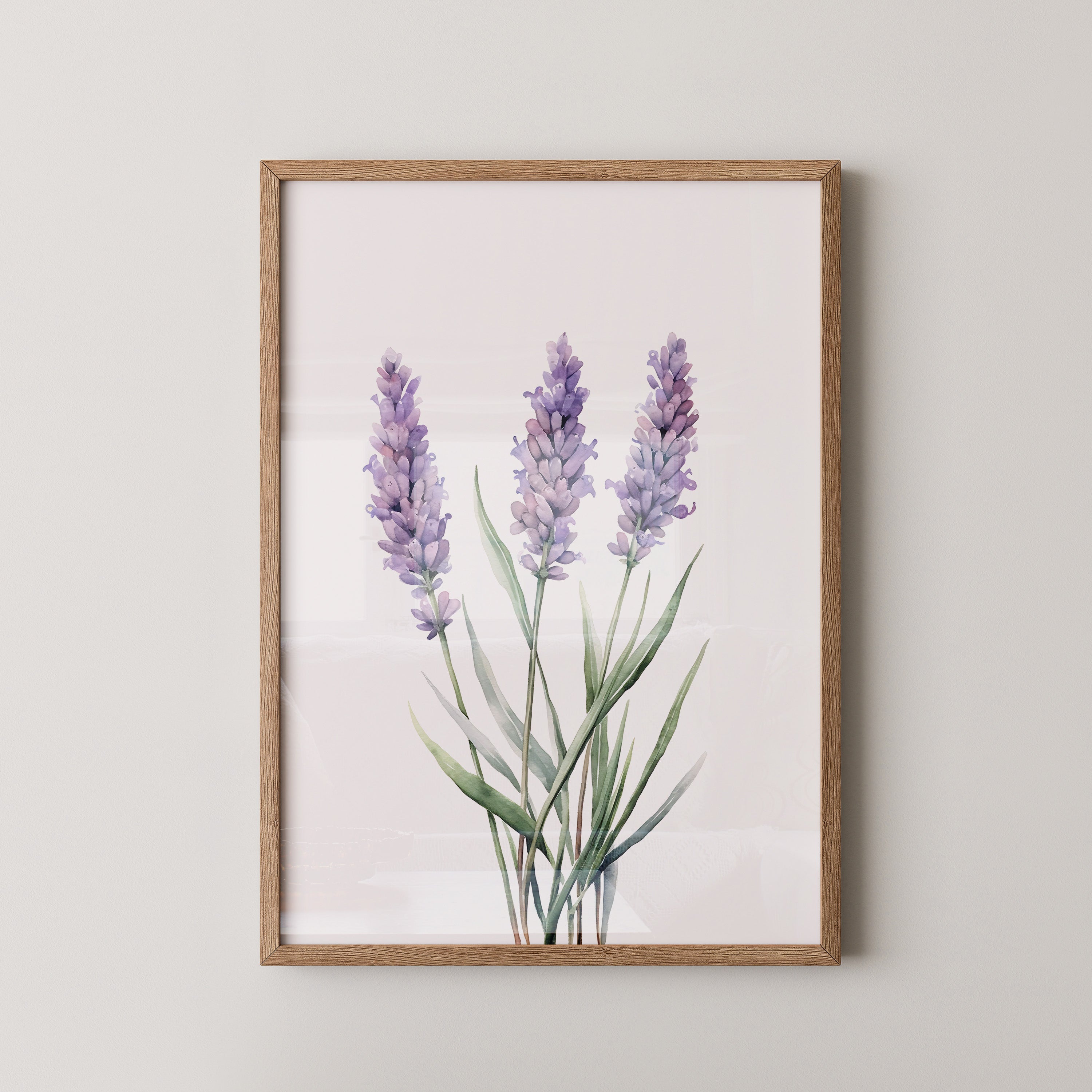 Lavendel Aquarell lila
