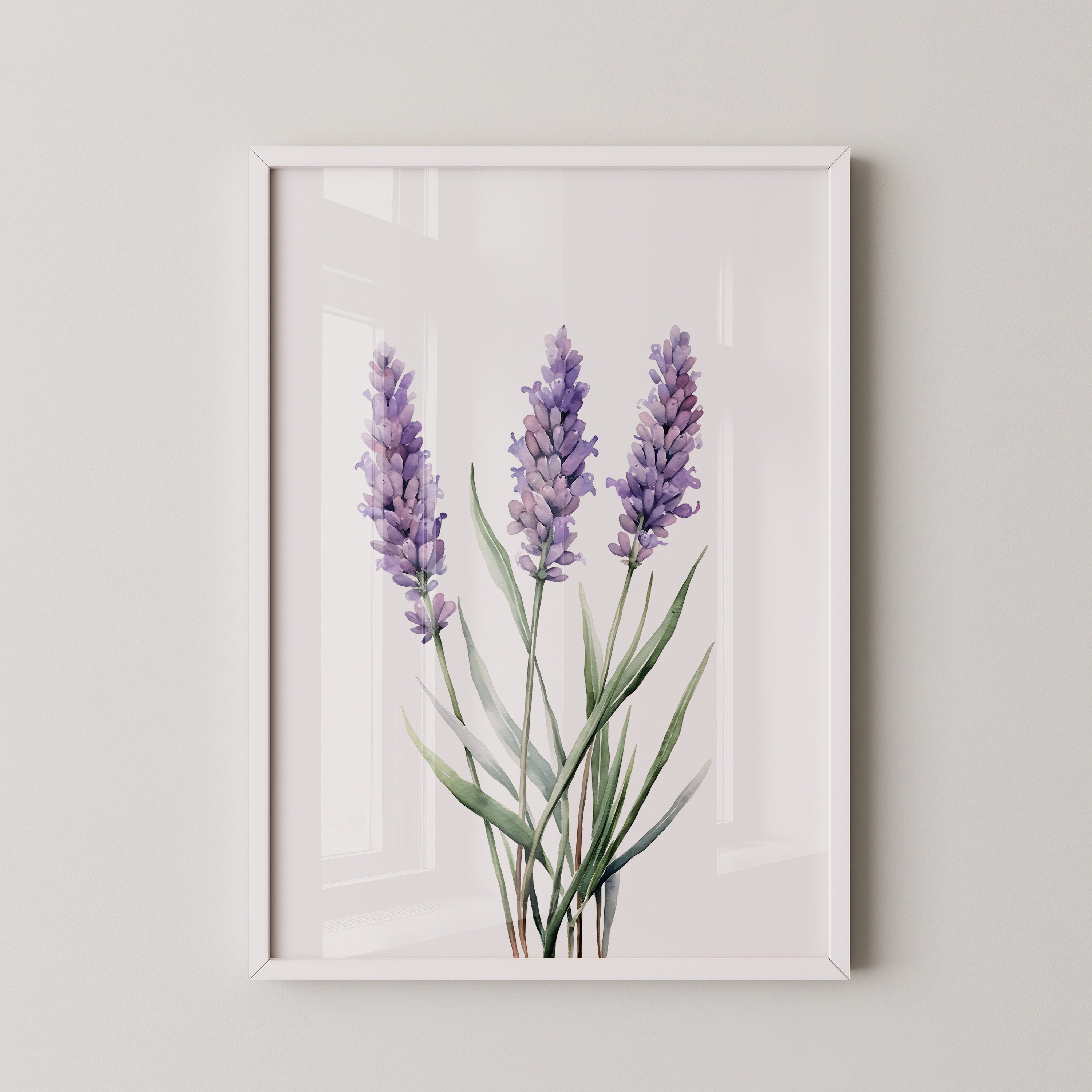 Lavendel Aquarell lila