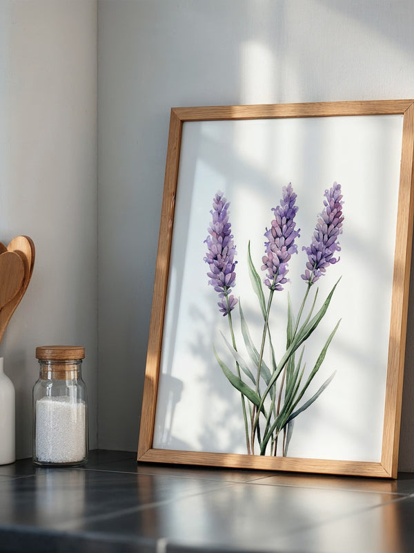 Lavendel Aquarell lila