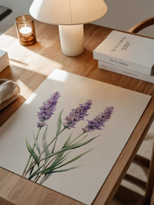 Lavendel Aquarell lila