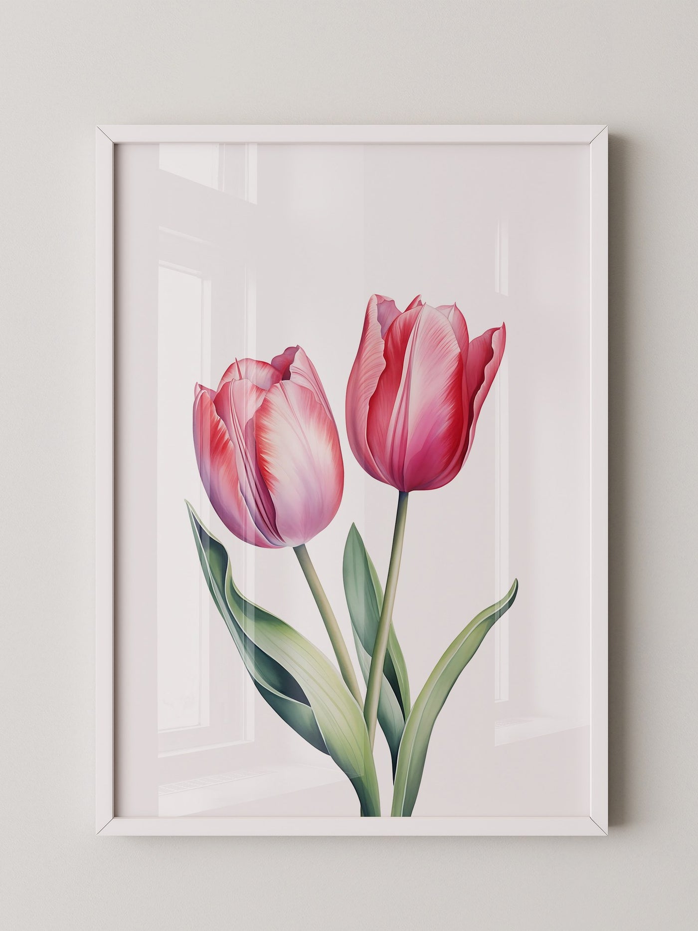 Tulpen Zartrosa Realismus