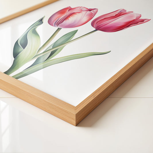 Tulpen Zartrosa Realismus