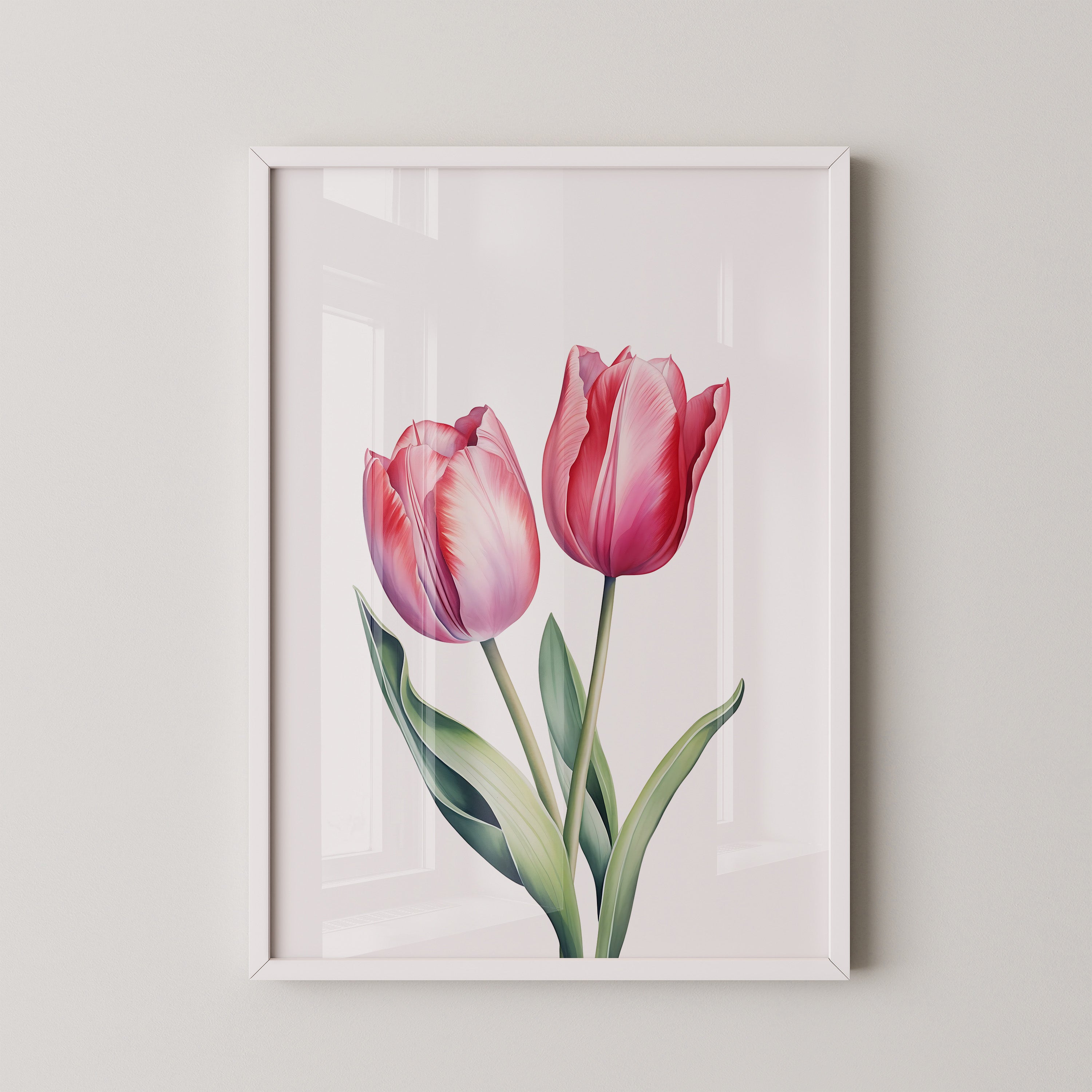 Tulpen Zartrosa Realismus