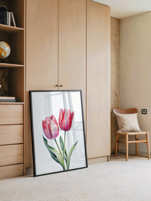 Tulpen Zartrosa Realismus