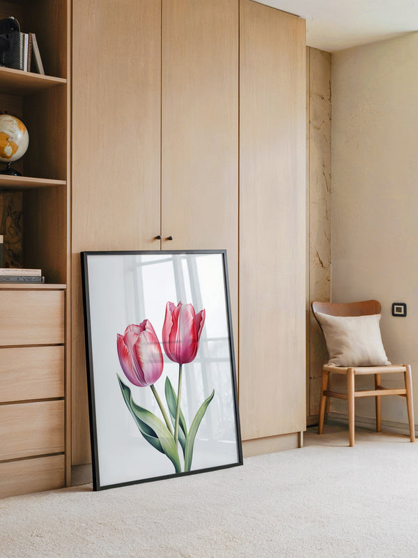 Tulpen Zartrosa Realismus