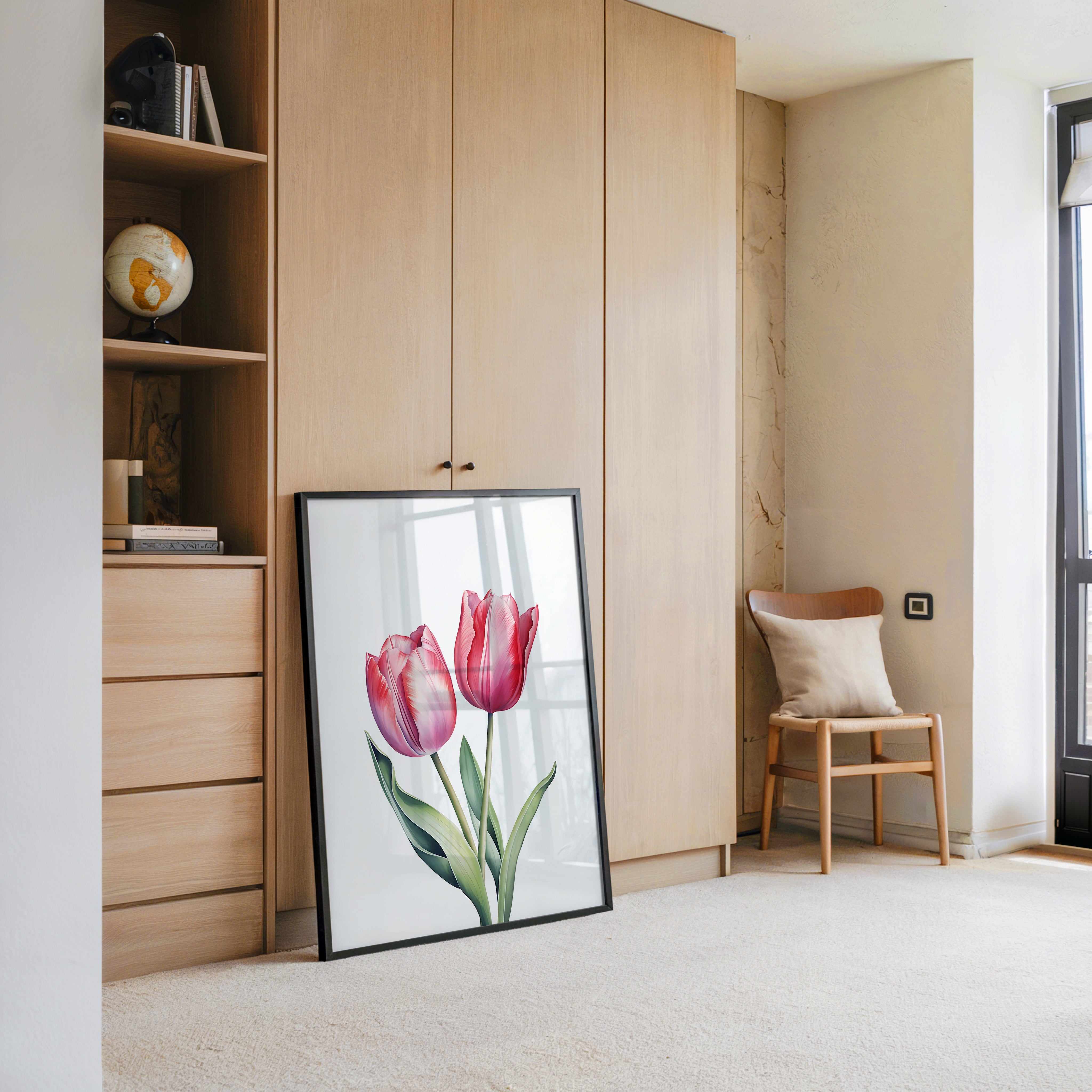 Tulpen Zartrosa Realismus