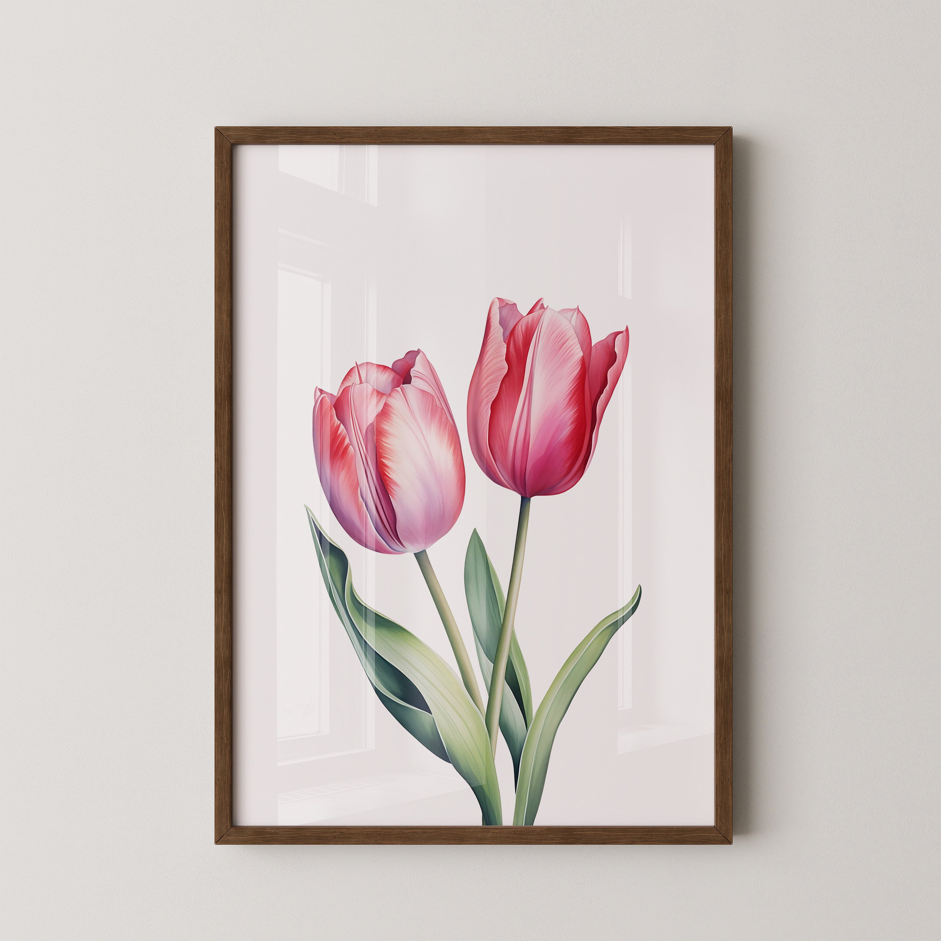 Tulpen Zartrosa Realismus