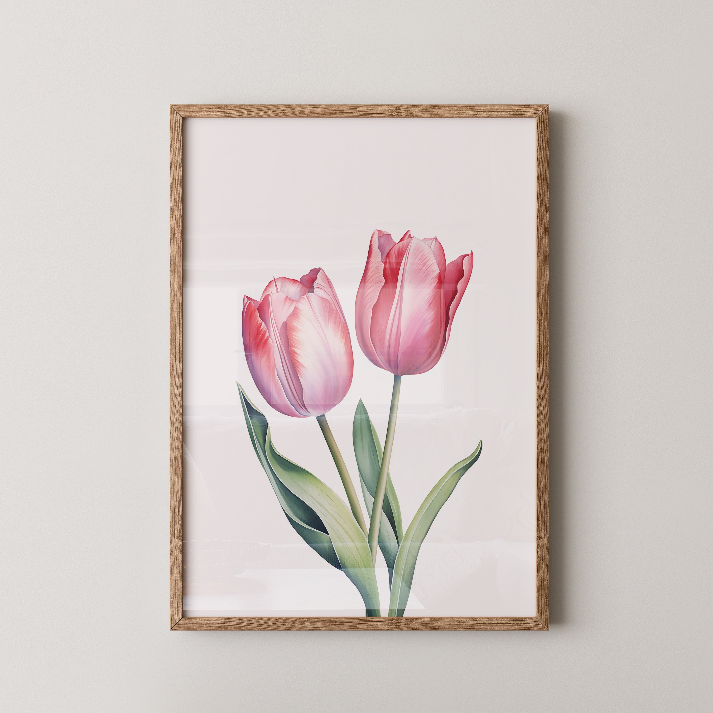 Tulpen Zartrosa Realismus