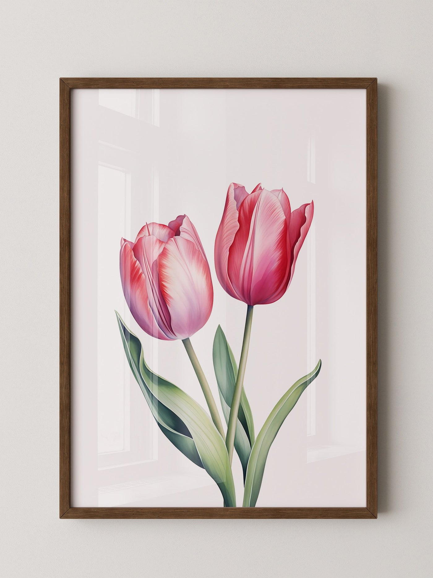 Tulpen Zartrosa Realismus