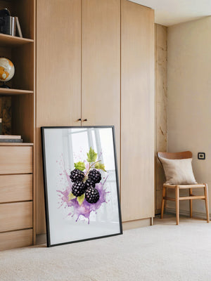 Brombeeren Aquarell Spritzer