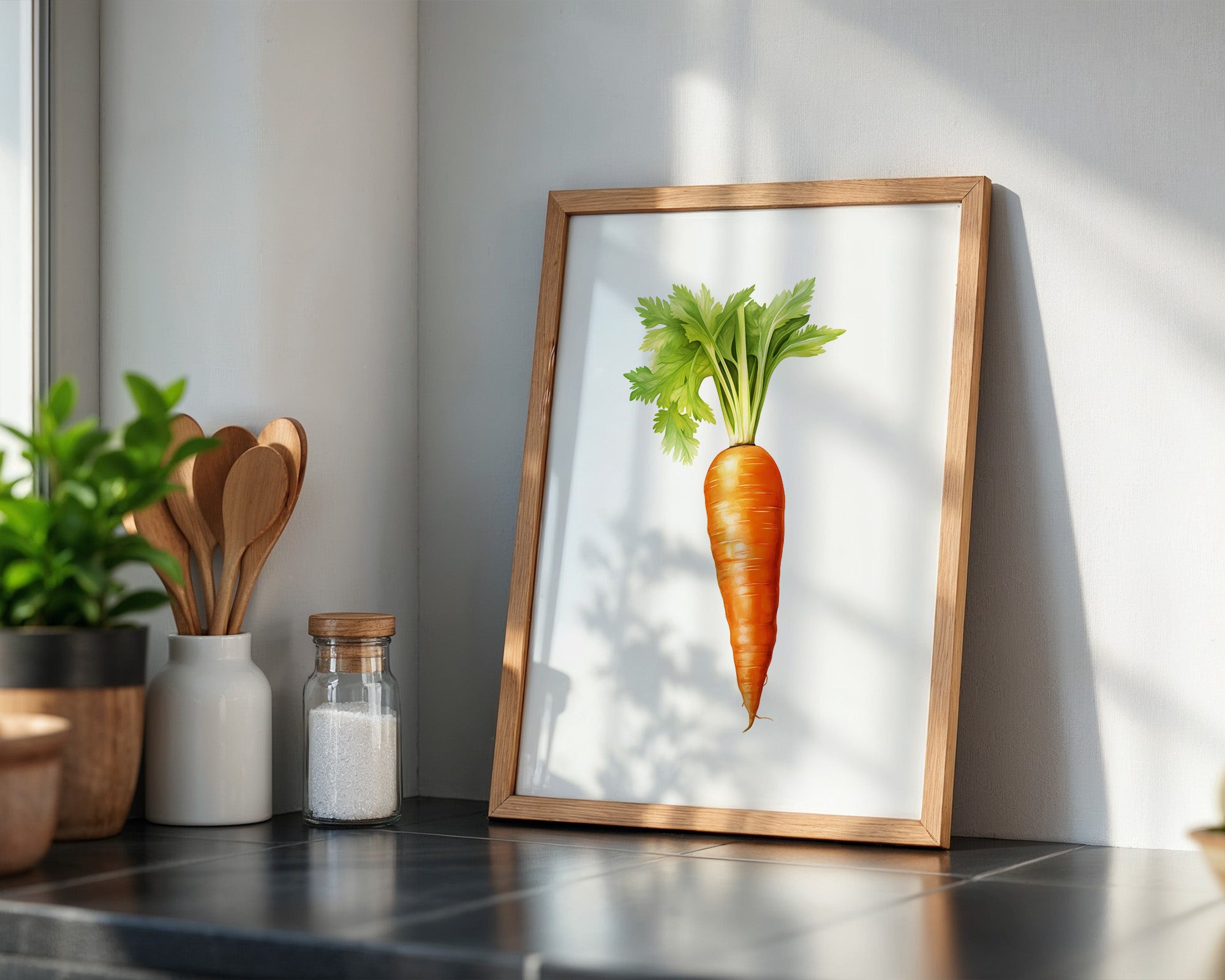 Karotte Realistisch Grün