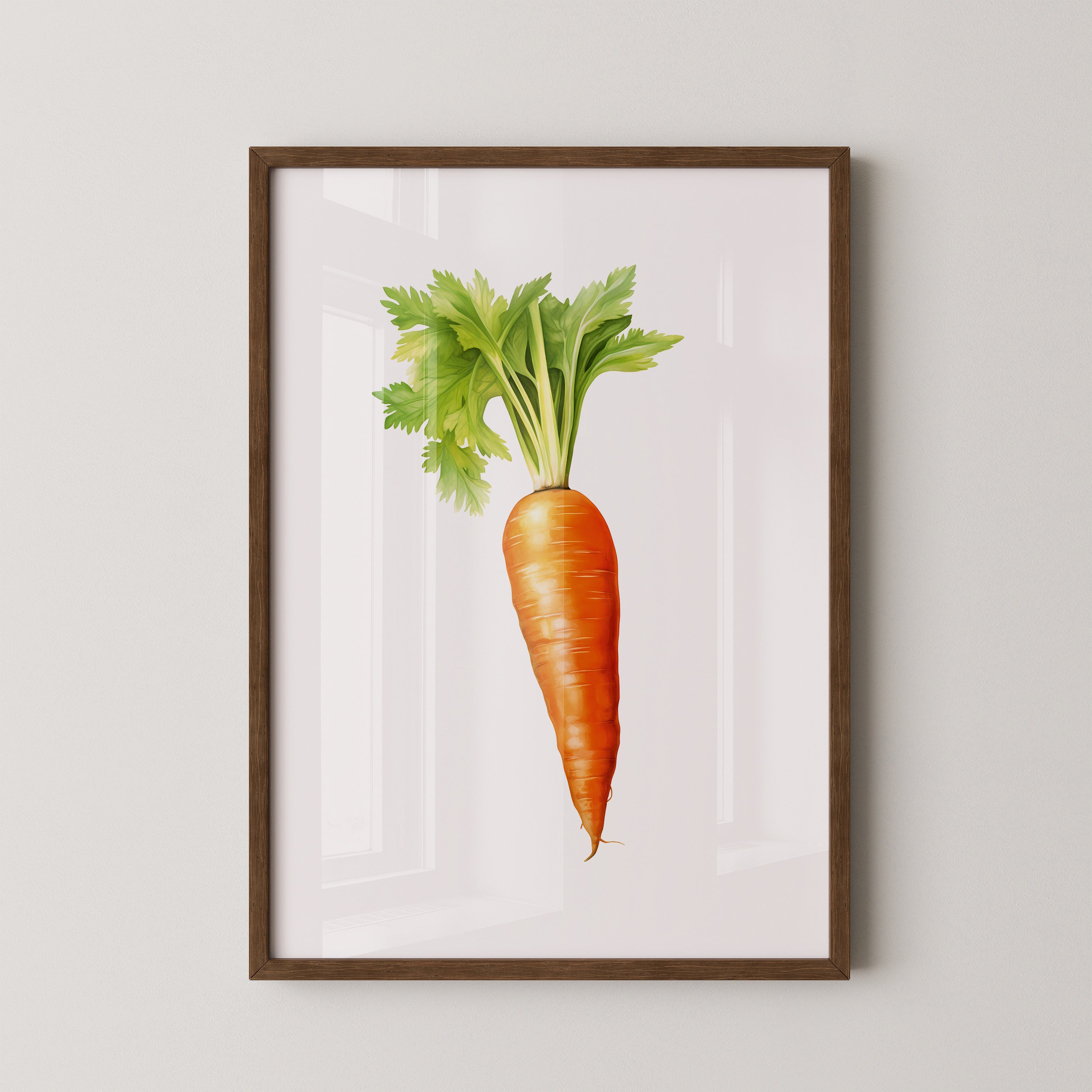 Karotte Realistisch Grün