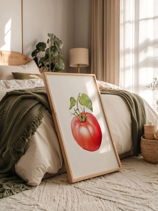 Tomate Aquarell saftig