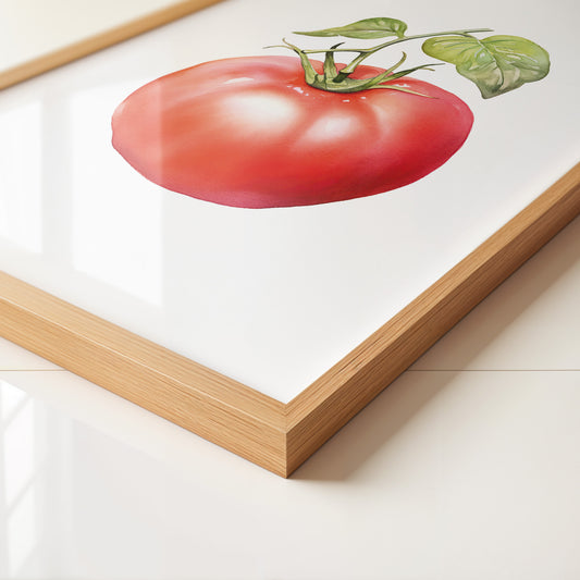 Tomate Aquarell saftig