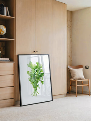 Rucola Aquarell Grünnuancen