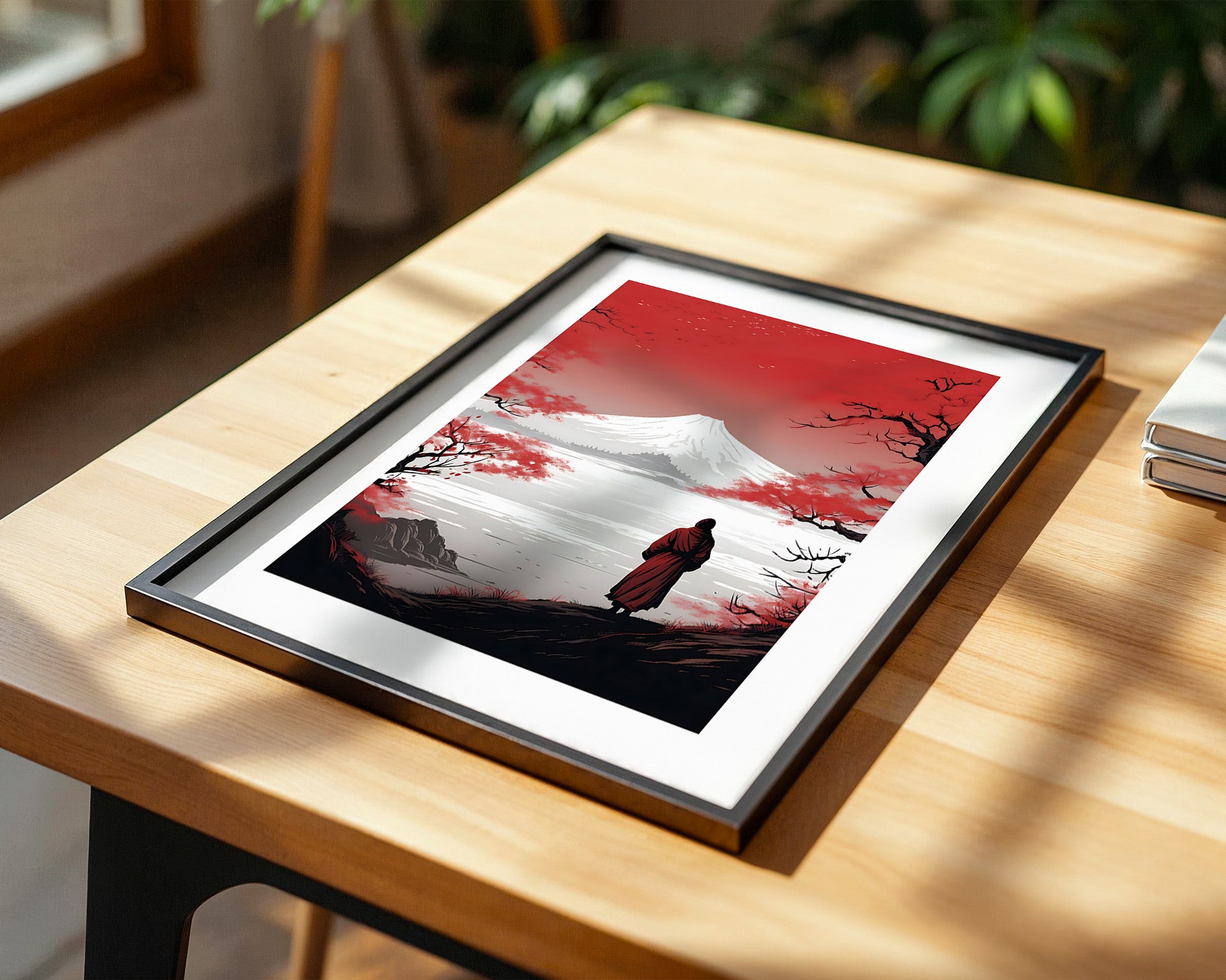 Mönch Berg Landschaft Rot